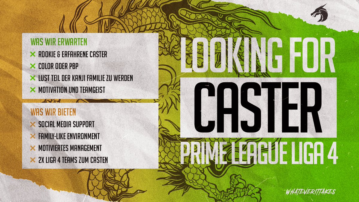FourFirewalls (@fourfirewalls) on Twitter photo LoL-Caster aufgepasst!
<a href="/KanjiEsports/">Kanji Esports</a> sucht gerade nach Castern! Ich bin schon seit fast zwei Jahren selbst Caster bei ihnen und kann sagen, dass Kanji einfach eine super Orga ist. Du hast Interesse? Dann schreib mir gerne eine dm!
#leagueoflegends #eSports #TKPRM LoL-Caster aufgepasst!
<a href="/KanjiEsports/">Kanji Esports</a> sucht gerade nach Castern! Ich bin schon seit fast zwei Jahren selbst Caster bei ihnen und kann sagen, dass Kanji einfach eine super Orga ist. Du hast Interesse? Dann schreib mir gerne eine dm!
#leagueoflegends #eSports #TKPRM