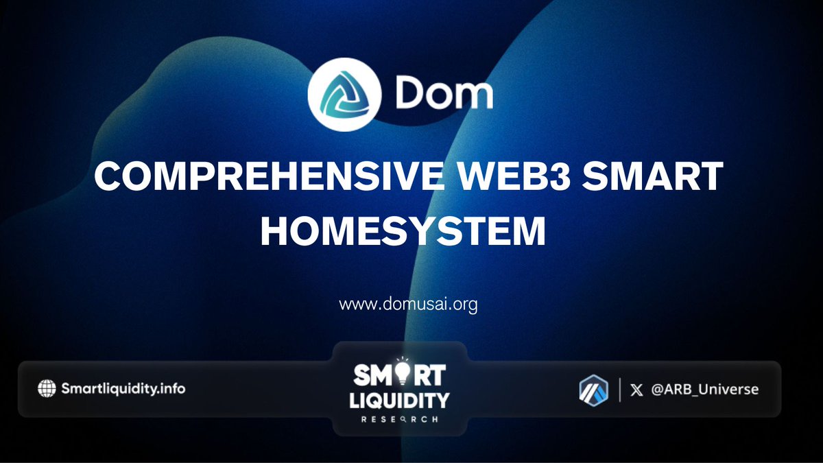 ARB_Universe's tweet photo. 💡 @DomusAI_com is revolutionizing everyday life!
Here are #DomusAI key factors:
💪 Powered by Artificial Intelligence
🌐 Globally implemented for a new experience•
🔮 Bringing the wonders of the #Web3 world to households around the globe
🔽 VISIT
https://t.co/Sg5b9nR3VR
#ARB_Universe