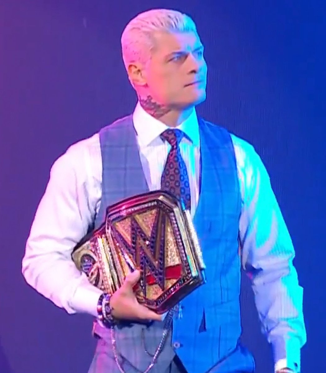 wrestle_chatter's tweet photo. This is your WWE CHAMPION CODY RHODES

🤣 https://t.co/xLgWavynr1