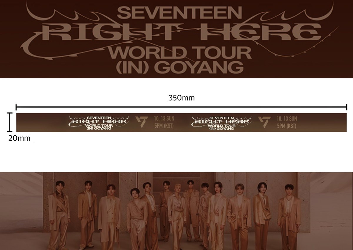 𝑺𝑬𝑽𝑬𝑵𝑻𝑬𝑬𝑵 [ 𝑹𝑰𝑮𝑯𝑻 𝑯𝑬𝑹𝑬 ] 
𝑾𝑶𝑹𝑳𝑫 𝑻𝑶𝑼𝑹 𝑰𝑵 𝑮𝑶𝒀𝑨𝑵𝑮 

⊹₊｡ 세븐틴 고양콘 원단 팔찌 나눔 ˚₊⊹

↳ 10/13 막콘
↳ 50개
↳ 해당 게시물 RT + 당일 티켓 소지
장소,착장은 당일날 타래로 공지

맞나눔은 디엠 주세요 .ᐟ