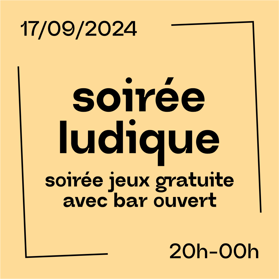 🎲 Première soirée ludique du semestre, ouverte à tou·te·s !
Viens découvrir notre collection de 300 jeux de société, il y en a pour tous les goûts !
Habituellement réservée aux détenteur·rice·s de la carte Sat, cette fois on t’attend mardi de 20h à minuit.