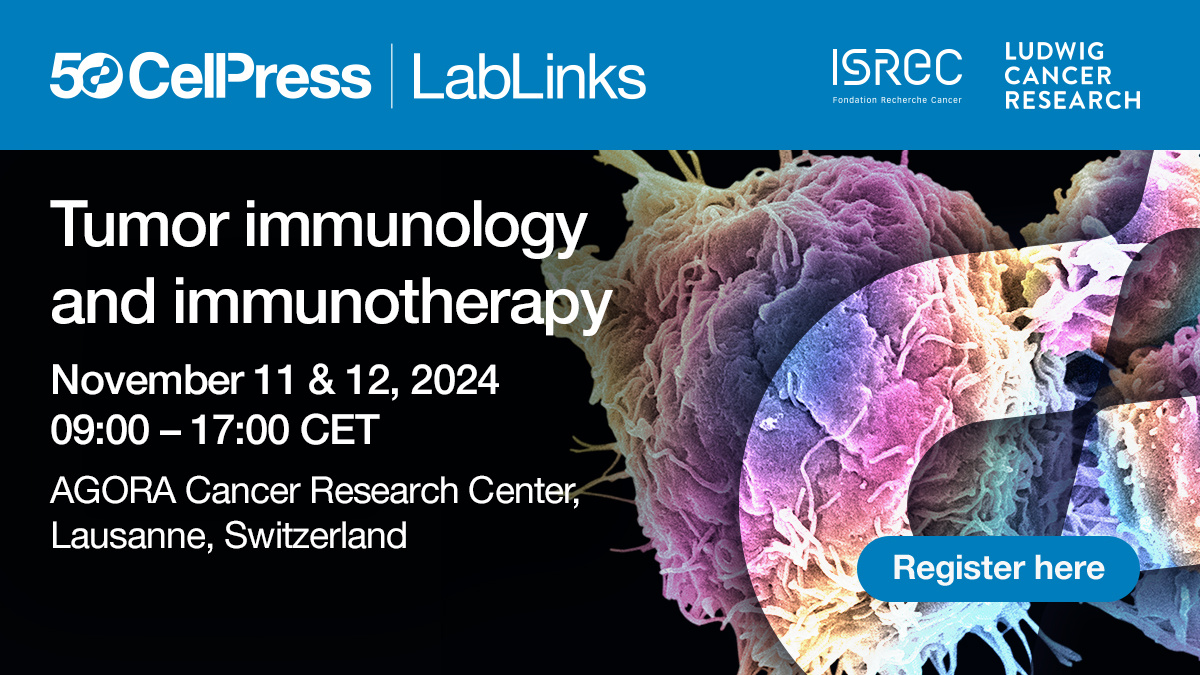 CellPressNews's tweet photo. Students, postdocs, and trainees are invited to present their work in a poster session at #LabLinks: Tumor immunology and immunotherapy. If you are interested in presenting, submit an abstract before October 21 https://t.co/5MXvoHw9z6 https://t.co/nrQ8YCzVkx