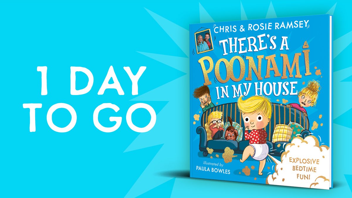 Simon & Schuster Children's Books (@simonkids_uk) on Twitter photo Poonami incoming !!!! There's a Poonami in My House is out tomorrow 🤩 💩 📚
The laugh-out-loud family read from <a href="/4pmWineTimeBaby/">Chris and Rosie Ramsey</a> and illustrated by <a href="/Paula_Bowles/">Paula Bowles</a> 🔜
#TheresaPoonamiinMyHouse #ChildrensBooks #FunnyChildrensBooks #ChrisandRosie #4pmWineTime Poonami incoming !!!! There's a Poonami in My House is out tomorrow 🤩 💩 📚
The laugh-out-loud family read from <a href="/4pmWineTimeBaby/">Chris and Rosie Ramsey</a> and illustrated by <a href="/Paula_Bowles/">Paula Bowles</a> 🔜
#TheresaPoonamiinMyHouse #ChildrensBooks #FunnyChildrensBooks #ChrisandRosie #4pmWineTime