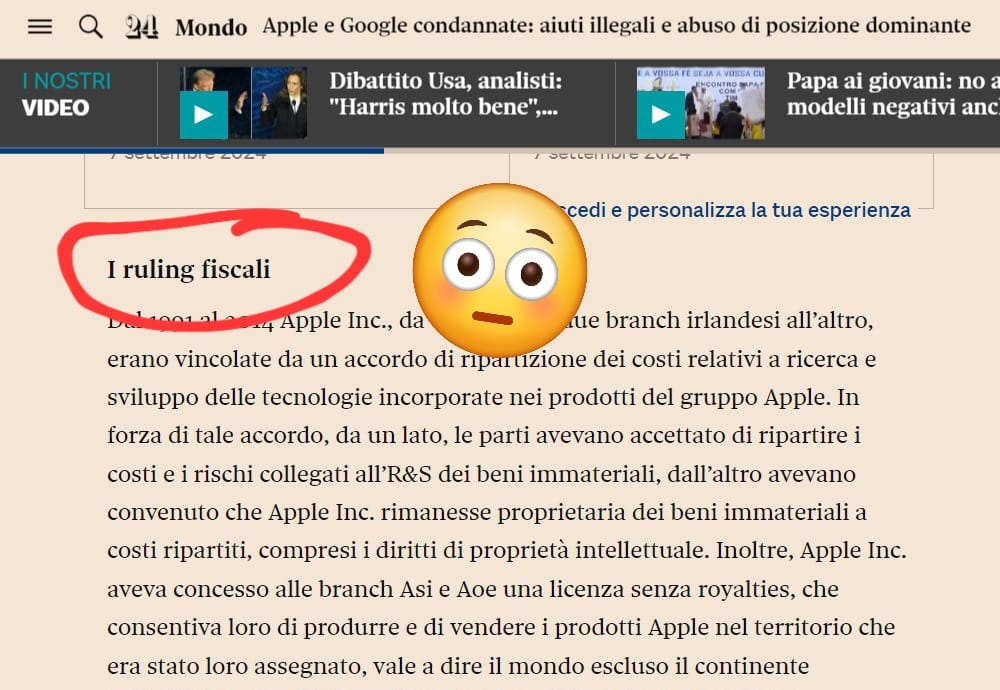 bonhomme69's tweet photo. "I ruling fiscali"? "le due branch"?
Ma almeno voi, @sole24ore.
Ma zio commercialista...
#t9n #xl8 #dilloinitaliano #11settembre https://t.co/9afM0jEovD