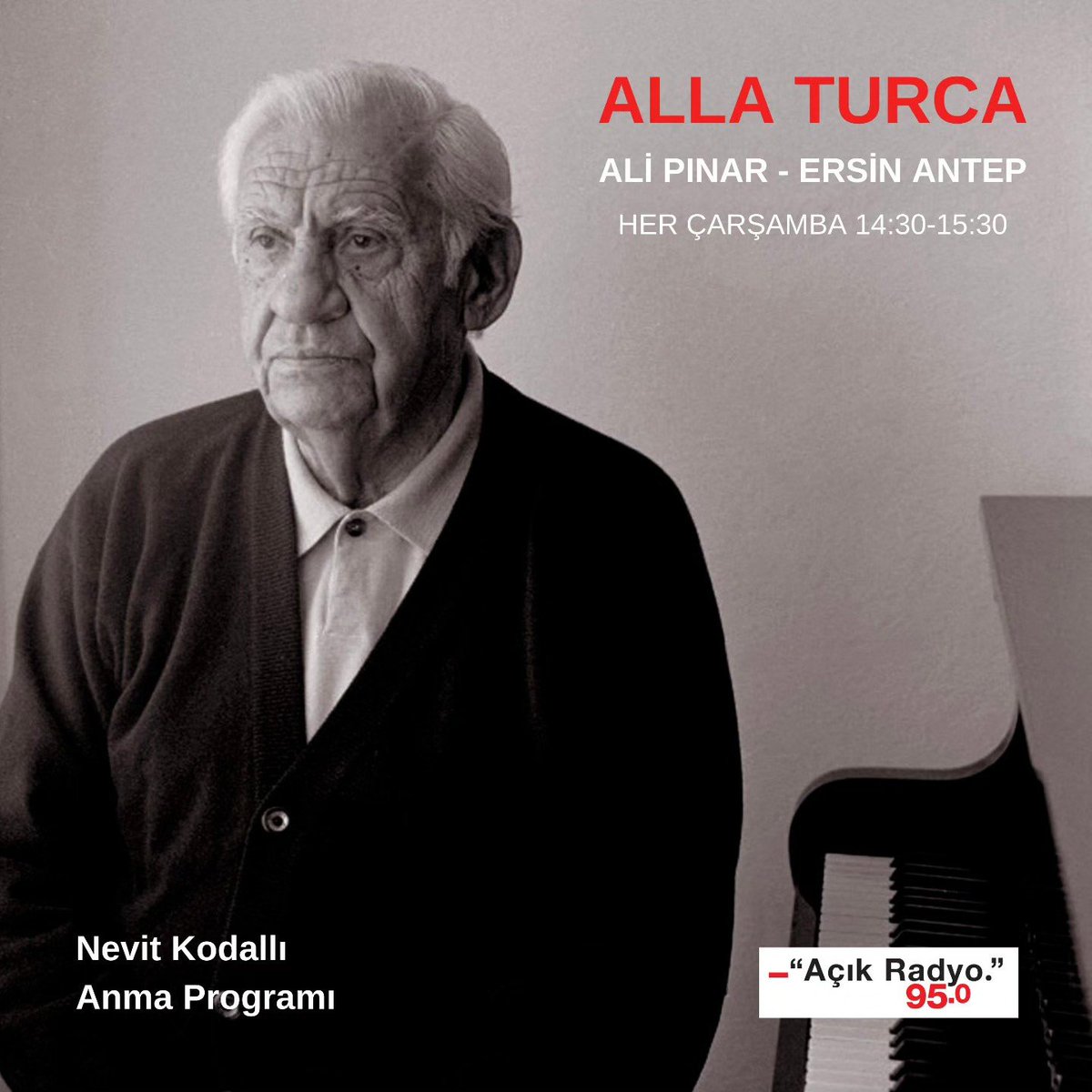 acikradyo's tweet photo. #AllaTurca'da besteci #NevitKodallı'yı anıyoruz. https://t.co/kmHvshQoWG