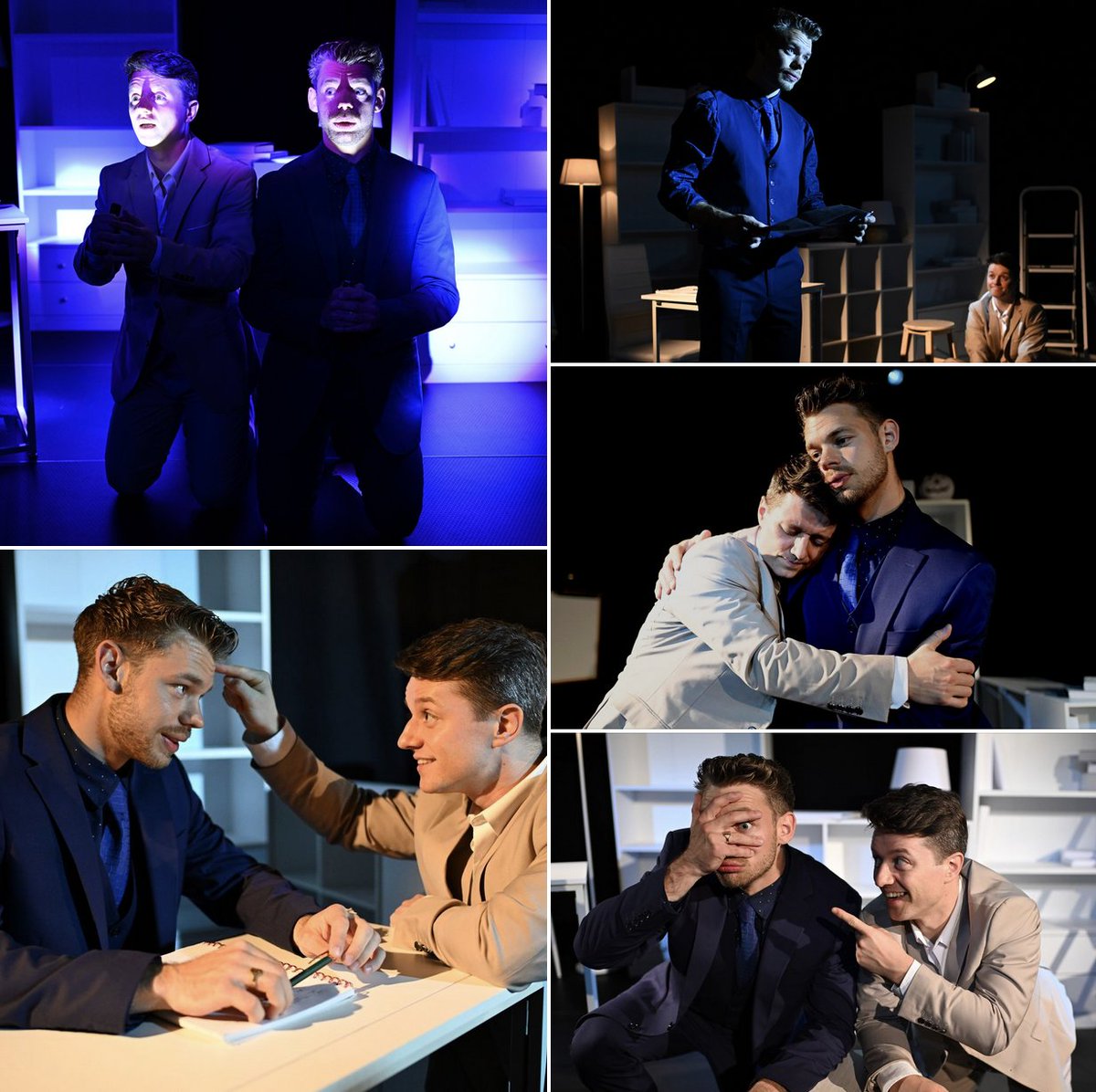PHOTO FLASH 💥 1st look at Tim Edwards as Alvin Kelby and <a href="/SodergrenMarkus/">Markus Södergren</a> as Thomas Weaver in the UK premiere of the Broadway musical The Story of My Life, Music and Lyrics by Neil Bartram, Book by Brian Hill, Directed by <a href="/RobertMcWhir/">Robert McWhir</a>, produced by @LAMBCO_Prods at The Stage