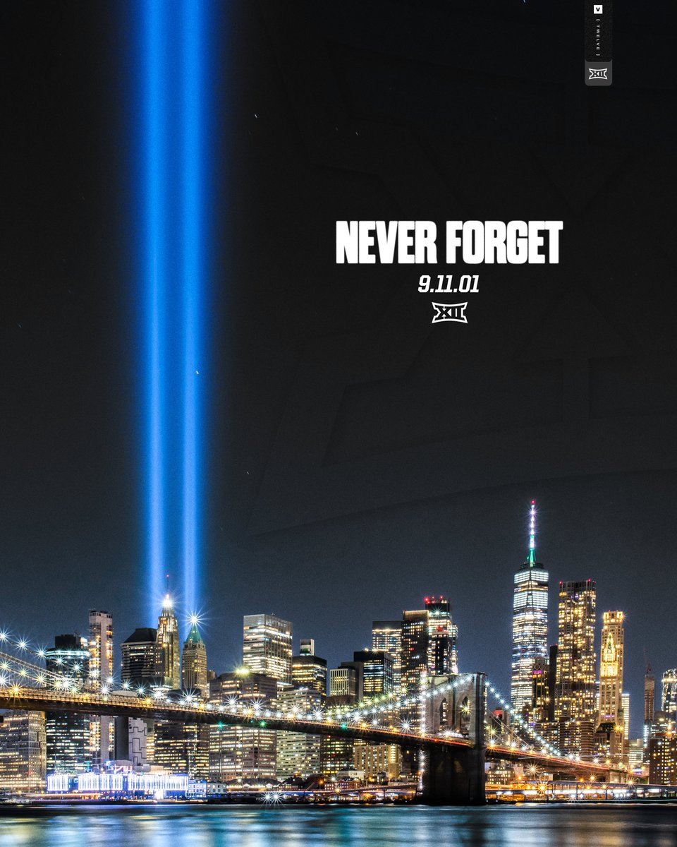 Big12Conference's tweet photo. We will always remember. https://t.co/9C0leaJvxt