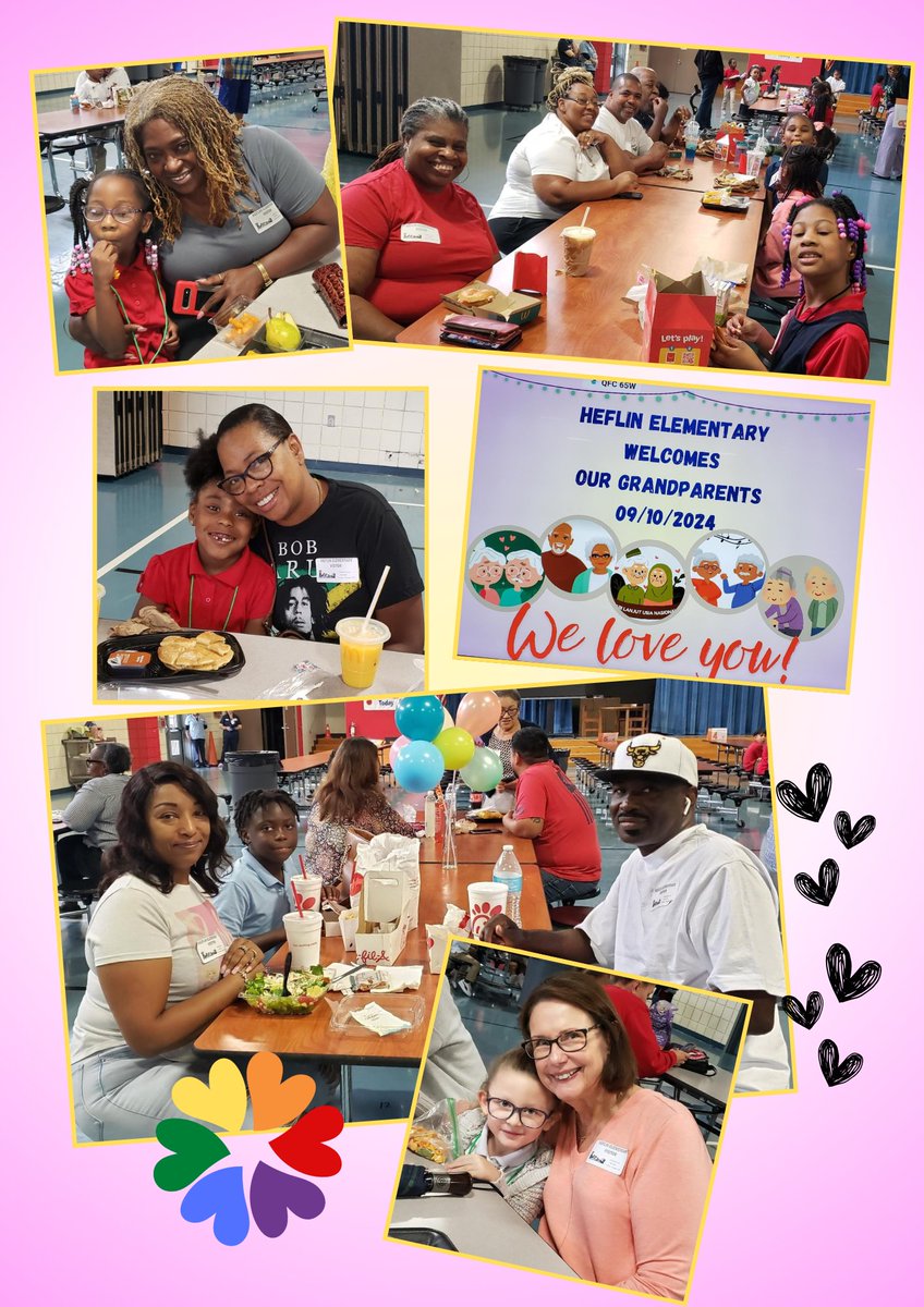 We were so excited to see 111 Grandparents having lunch with their students at our campus.  Thank you for your participation.