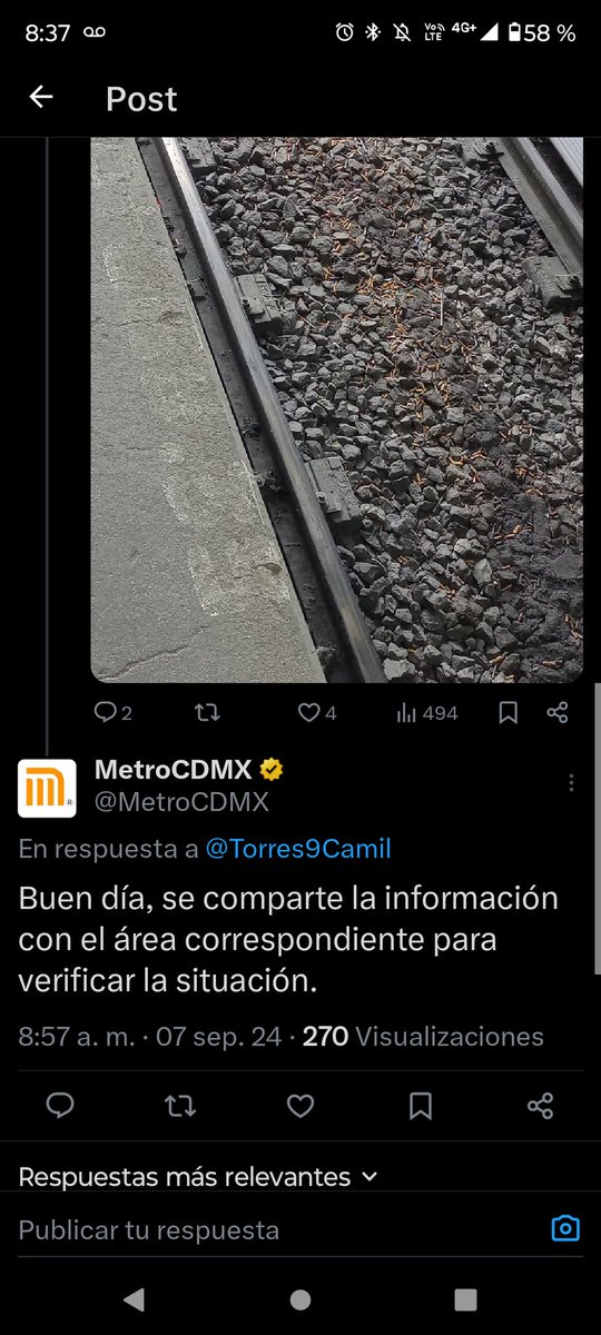 Torres9Camil's tweet photo. @MetroCDMX Tío metro, buenos días! Nuevamente molestándote (y así será hasta que limpien), otra vez en terminal indios verdes y siguen las colillas de cigarros que tira tu personal :) 
¿No te da asco?, bueno... A ver quién se cansa primero 🤭 https://t.co/VOtU7A6url