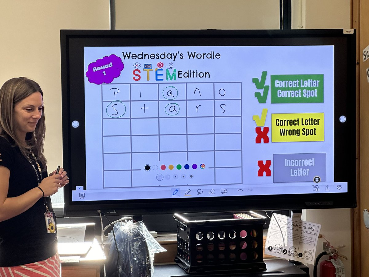 Can you guess the STEM Wordle <a href="/Mrs_Lein/">Lisa Lein</a> ‘s class?  Can you make up another STEM Worlde with 5 letters?