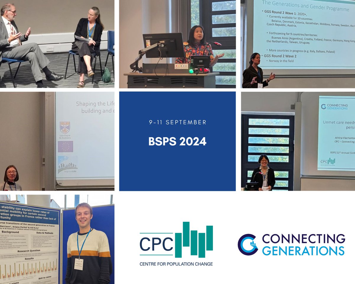 CPC (@cpcpopulation) on Twitter photo We've had a great few days at #BSPS2024, catching up on our members' latest findings, hearing from our CG Advisory Board Chair Sir Ian Diamond, and from our other #population studies colleagues, incl. <a href="/ONS/">Office for National Statistics (ONS)</a> and <a href="/NatRecordsScot/">NatRecordsScot</a>, plus UK GGS data training.
Thanks again <a href="/bspsUK/">British Society for Population Studies - BSPS</a>! We've had a great few days at #BSPS2024, catching up on our members' latest findings, hearing from our CG Advisory Board Chair Sir Ian Diamond, and from our other #population studies colleagues, incl. <a href="/ONS/">Office for National Statistics (ONS)</a> and <a href="/NatRecordsScot/">NatRecordsScot</a>, plus UK GGS data training.
Thanks again <a href="/bspsUK/">British Society for Population Studies - BSPS</a>!