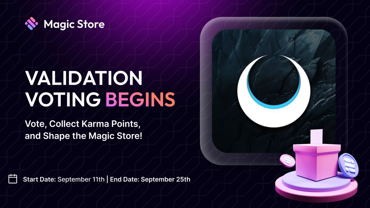 MagicStoreWeb3's tweet image. @OmniKingdoms

📍P2E / Games

🎮A RPG adventure game!

Learn more about OmniKingdoms and cast your vote now 👇
magic.store/app/omnikingdo…