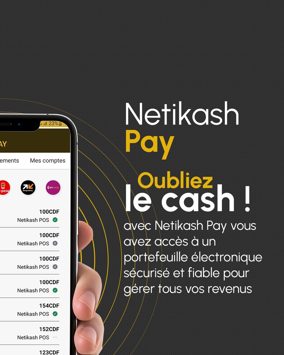 netikash's tweet photo. Opter pour Netikash, c'est faire le choix de la croissance de votre business !

Boostez vos revenus avec des solutions sur mesure pour votre business :
    - Netikash POS
    - Netikash Payme
    - Netikash Pay

Rendez-vous sur le playstore et profitez d'une expérience unique. https://t.co/39iqDUChFG