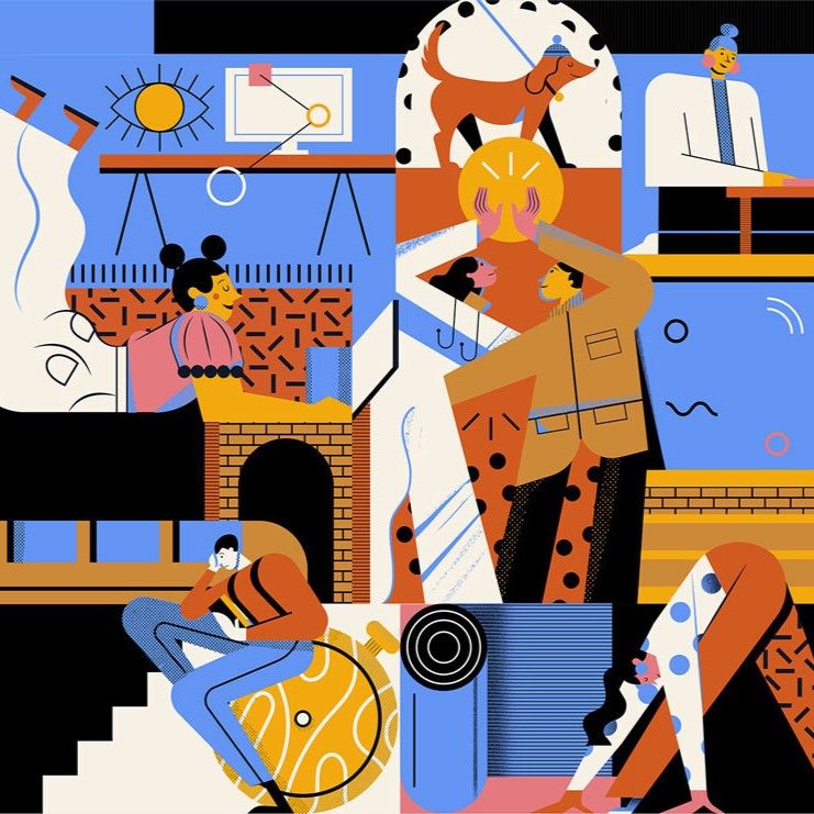 dribbble's tweet photo. Enjoy the wonderfully creative illustration of @MaiteFranchi 🤩 https://t.co/dz3eZvzMcH