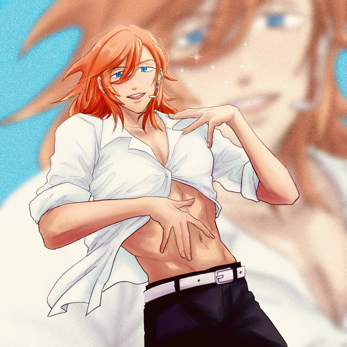 A_ME_SN's tweet photo. 最初はQNを描こうと思っていたのですが、描いているうちにレンになってしまいました（？）
#utapri #うたプリ https://t.co/Pzc4W6lEe1
