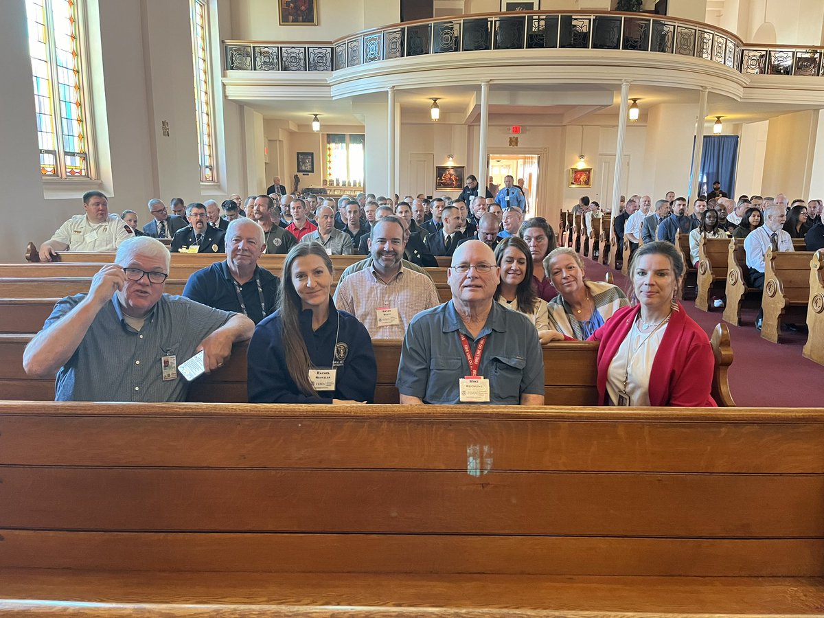 mcfrsPIO's tweet image. Emmitsburg, Md, 9/11 Memorial Service at Memorial Chapel on Campus #NETC