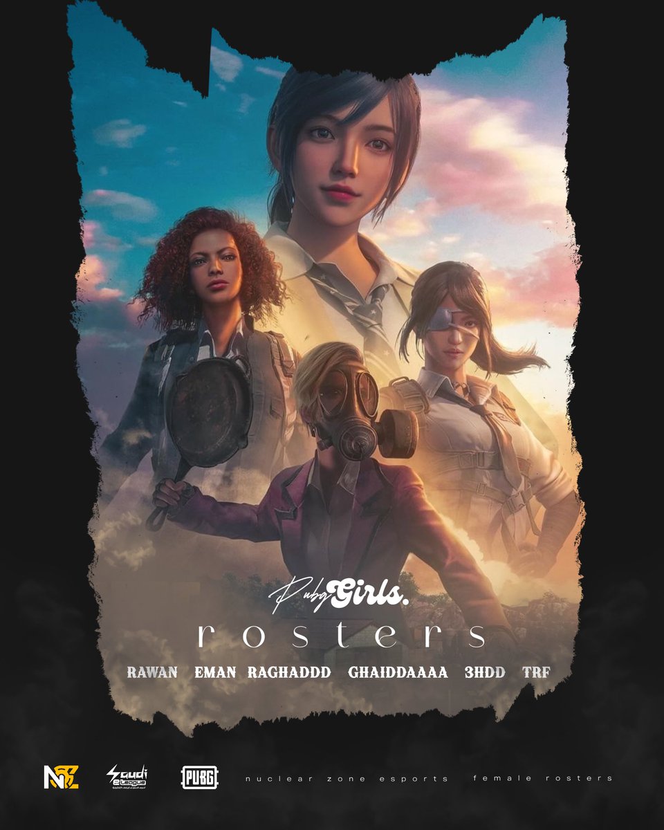 البطلات وصلوا 🪖🤩

We Present our PUBGM FEMALE ROSTER :

🪖| RAWAN
🪖| RAGHADDD
🪖| 3HDD
🪖| EMAN
🪖| GAHIDAAAA
🪖| TRF
💼| SAMEER

#nozcommunity #saudileague #PUBG_MOBILE 
@SaudieLeagues