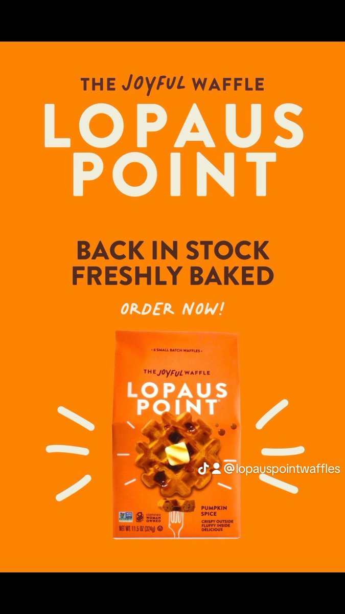 LopausPoint's tweet photo. We use loads of organic pumpkin puree from a family farm in Oregon in our Pumpkin Spice waffle. Pumpkin is a powerhouse ingredient! High in antioxidants, vitamin A and fiber, pumpkin is flavorful and nutrient dense. https://t.co/l2uGCA7cJp