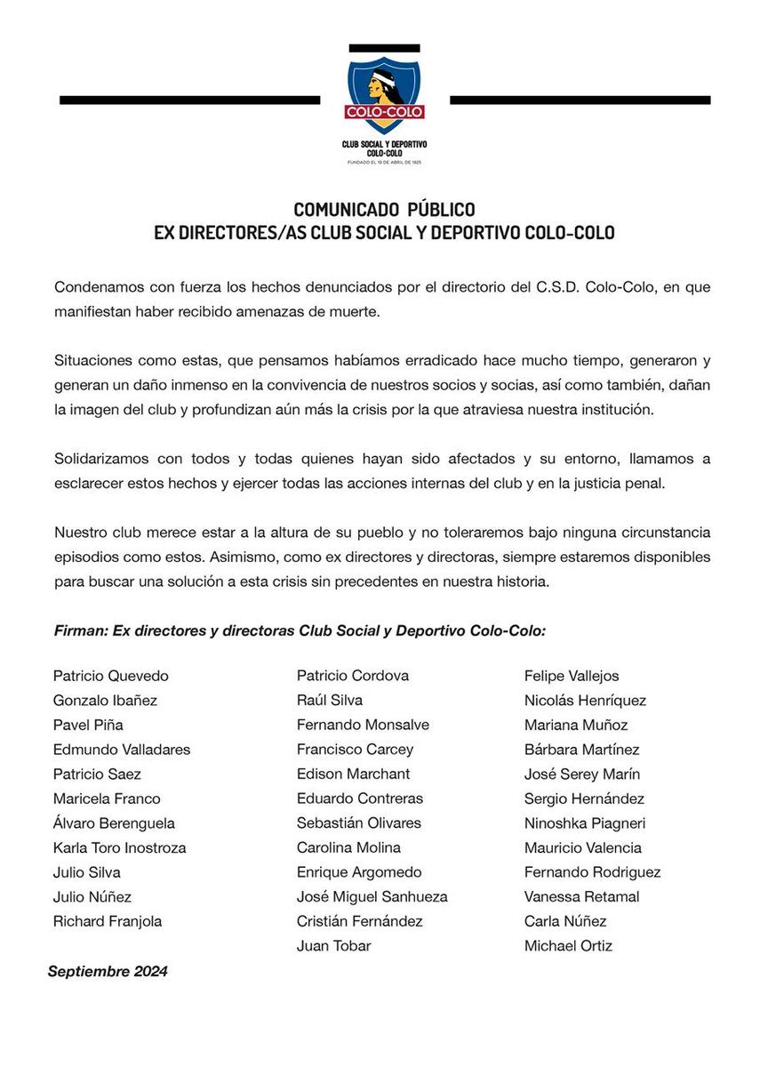 EddyMarchant's tweet photo. Fueron demasiadas las voluntades colectivas e individuales que permitieron reconstruir y posicionar al @CSDColoColo en la última década. No se puede permitir más la situación actual. https://t.co/fX41ZbHaAw