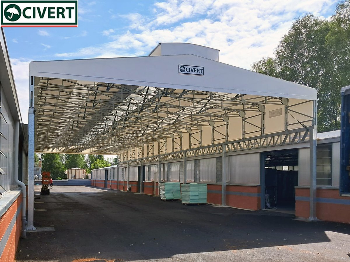 CivertCoperture's tweet photo. I capannoni in PVC stanno rivoluzionando il settore delle costruzioni industriali, offrendo soluzioni versatili ed economiche per ampliare gli spazi aziendali. 
https://t.co/z6jx6m4ZYC https://t.co/Y7TagFCY7K