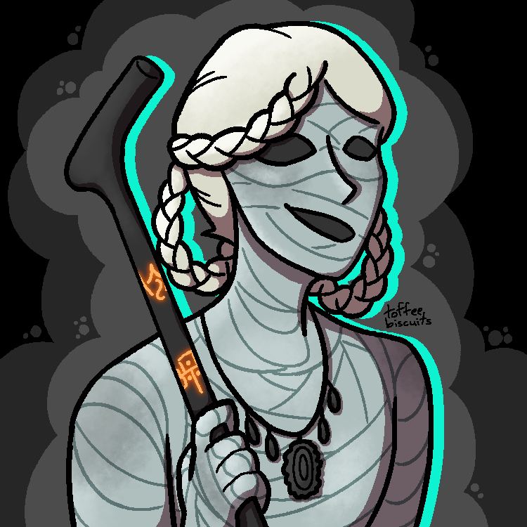 toffee_biscuits's tweet photo. Artfight for ~theramblingvoid! She's going to bonk me with that cane and honestly I'd let them

#artfight #artfight2024 #oc #originalcharacter #fallenlondon https://t.co/DB63lwJmF6