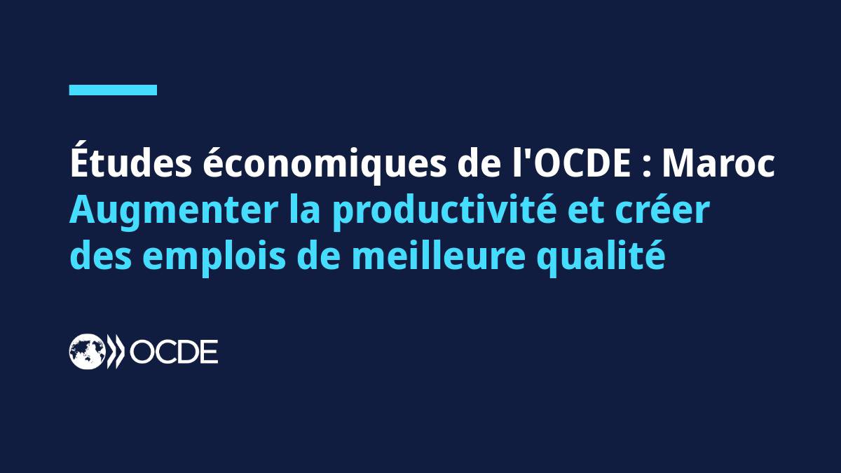 Ravi de fêter l’achèvemt du Progr.-pays OCDE-🇲🇦 II &amp; de lancer l’Étude éco avec le chef du gouvt A Akhannouch &amp; la ministre <a href="/FettahNadia/">Nadia Fettah</a>.
 
La ↗️ éco reste résiliente, l’inflation ↘️ &amp; grâce à ses politiques le 🇲🇦 a le potentiel de ↗️ sa productivité.
 
🔗 oe.cd/5GM