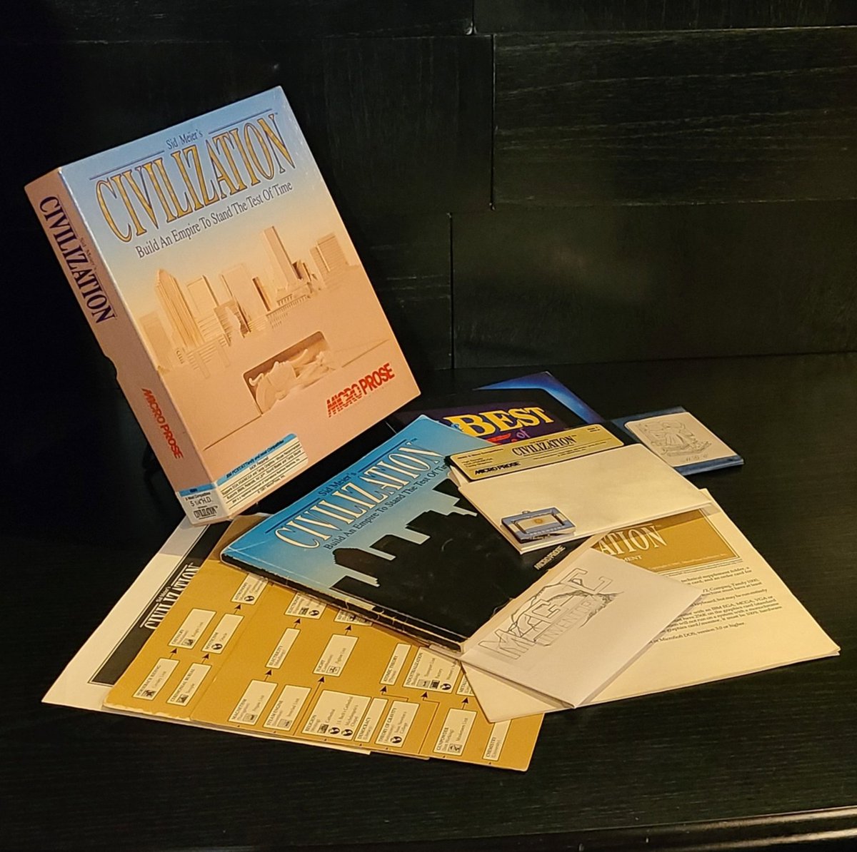 mgc_inventory's tweet image. :videogame: ID_0970
Civilization (1991)
Developer : MicroProse Software, Inc.
Ver : US - 5.25&quot; - PC

#microprose #retrocollective #bigboxpcgames #civilization #mpslabs #bigbox #retrogames #bigboxgames #bigboxgamecollector #videogames #videogamecollector #videogamecollecting