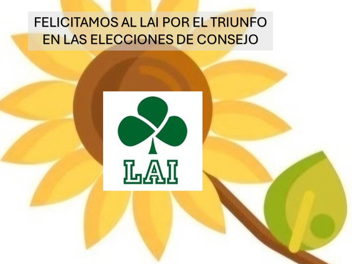 Felicitaciones <a href="/Agro_LAI/">Línea Agronomía Ind.</a> <a href="/lai_agro/">Línea Agronomía Ind.</a> por los resultados obtenidos en las últimas elecciones al CD de FAUBA y Centro de estudiantes 💪💪