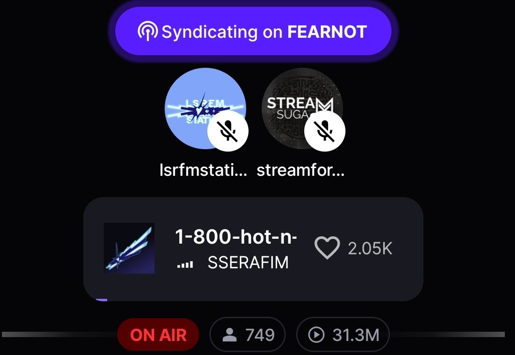 FEARNOT_ID's tweet photo. FEARNOT! Jangan lupa tetap streaming CRAZY agar kesempatan menang Fimmies semakin besar🔥

Jangan lupa juga untuk ikut streaming collab dengan SUGA di Stationhead⬇️
🎧 https://t.co/jVa6AFMqAW

#LE_SSERAFIM_CRAZY
#LE_SSERAFIM #르세라핌

#SUGAxLE_SSERAFIM https://t.co/umhR2rxefb