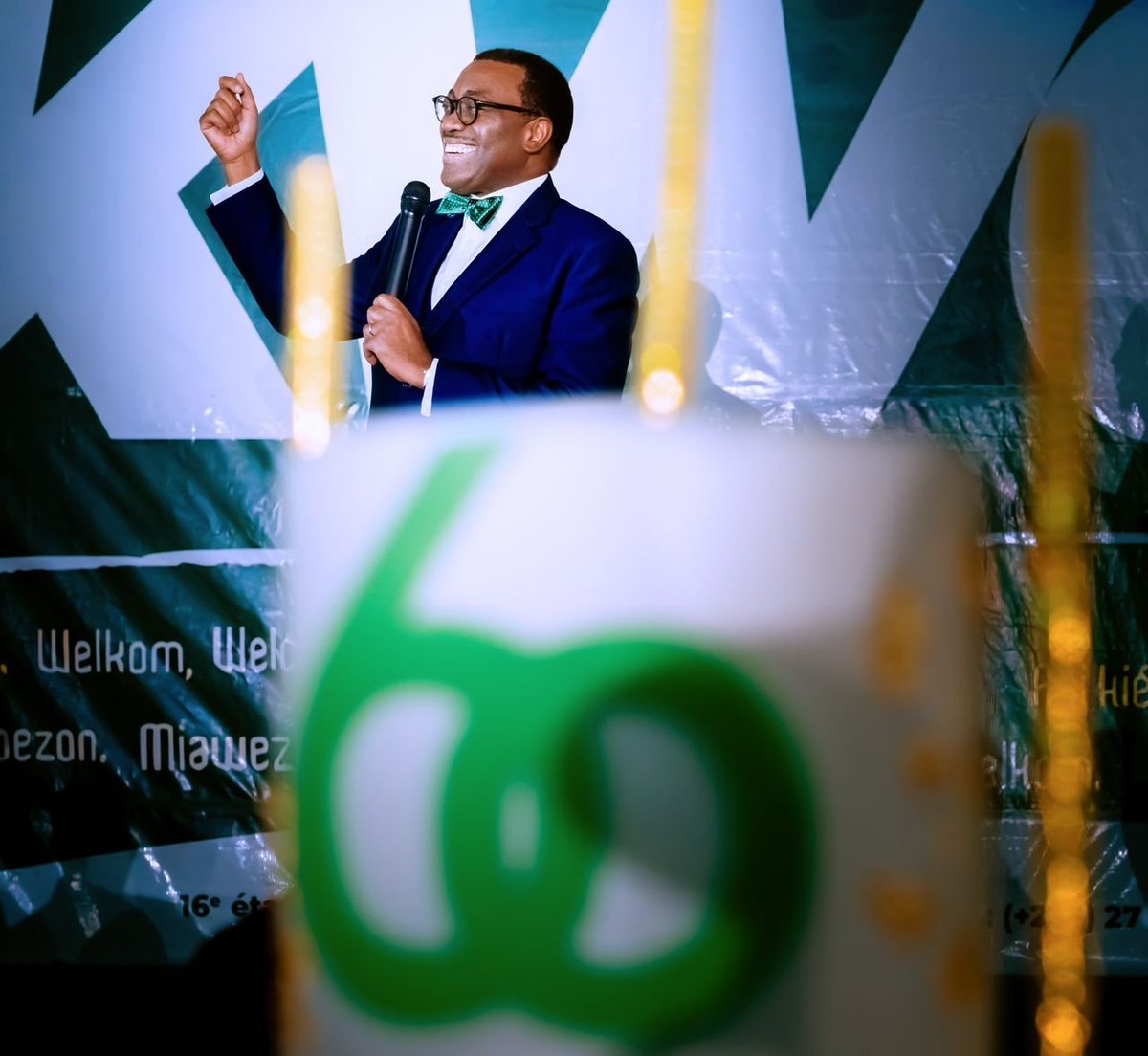 Celebrating 60 years of <a href="/AfDB_Group/">African Development Bank Group</a>. Six decades of driving sustainable development &amp; transforming lives across Africa. From infrastructure to inclusive growth, we've championed progress. Here's to 60 years of impact &amp; a future full of possibilities for our continent.
#AFDatB60