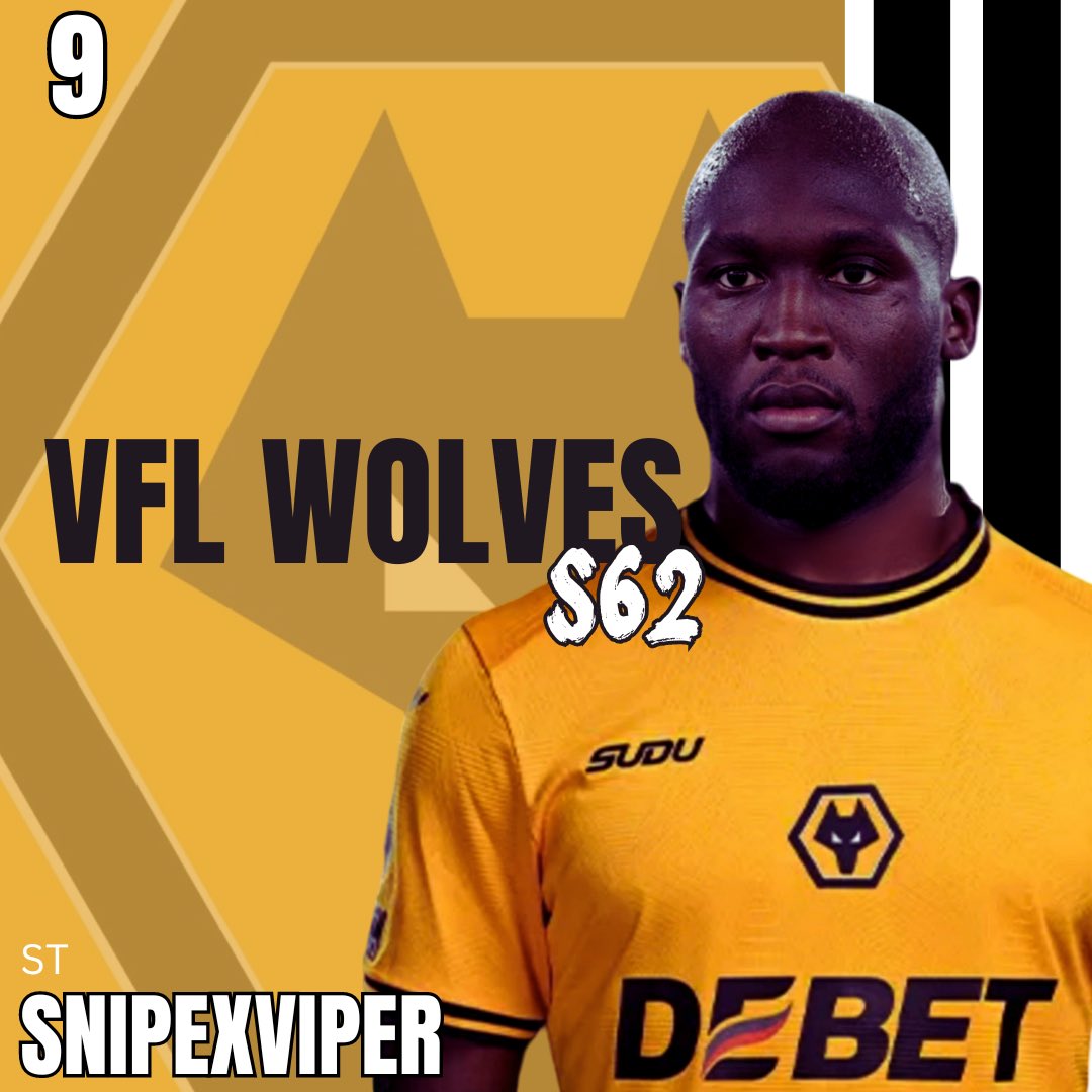 VFL__Wolves's tweet photo. 🚨 VFL WOLVES S62 SIGNING 🚨

VFL Wolves proudly welcome **SNIPEXVIPER** as our **STRIKER**! 🐺⚽ Not only a lethal finisher, but he's also our co-manager and El Capitan, leading the pack with passion and precision. Let's go, Wolves! 🔥 #VFLWolves #NewSigning #ElCapitan https://t.co/JwTGNQvOLG