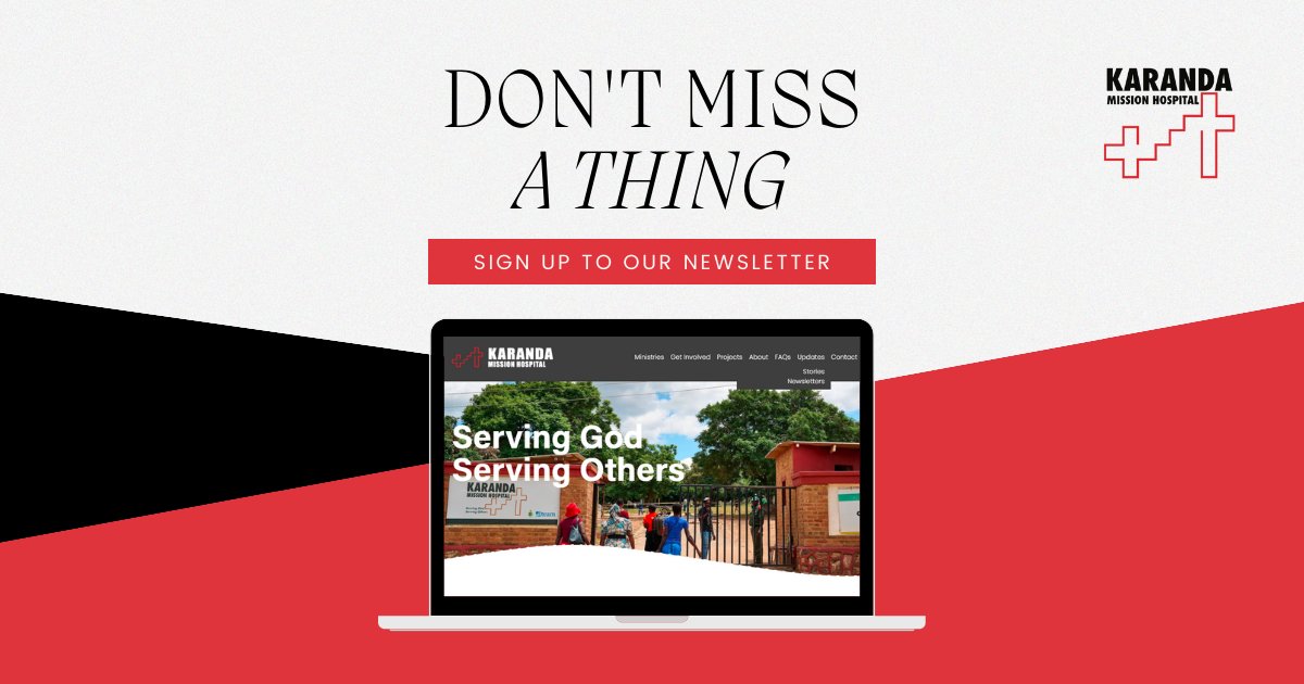 KarandaHospital's tweet photo. Don't want to miss any updates from Karanda Mission Hospital?
Already subscribed and to catch up on what has happened over the last year at Karanda? 
You can now access all previous newsletters at our Newsletter Archive. Available on our website under the  new "Updates" tab. https://t.co/4OeCkHRUg5