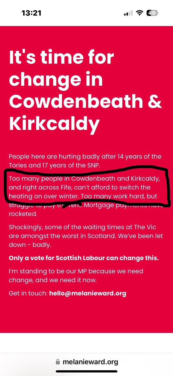 This was part of her campaign pitch to get the MP,s job.

When it came to the crunch, she voted to cut the winter fuel payments.

She lied to the people of #KirkcaldyandCowdenbeath