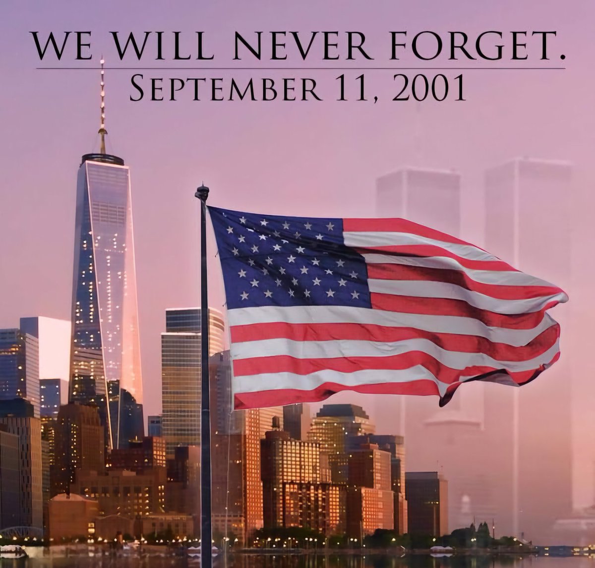 Jaybium's tweet photo. #september_11_2001 #neverforget and #honor those lost of these #evilactions of #radical terrorists ... https://t.co/jhhV9ZhB1x