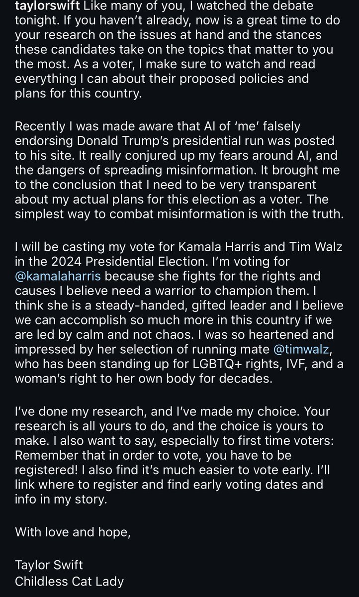 karenhunter's tweet image. NOW...please check your voter status: vote.org. If you're not registered, register. SHOW UP on Nov. 5, OR mail in your ballot as soon as you're allowed. It's not in the bag. #FreedomisNOTFree! It requires something of you. #HarrisForPOTUS