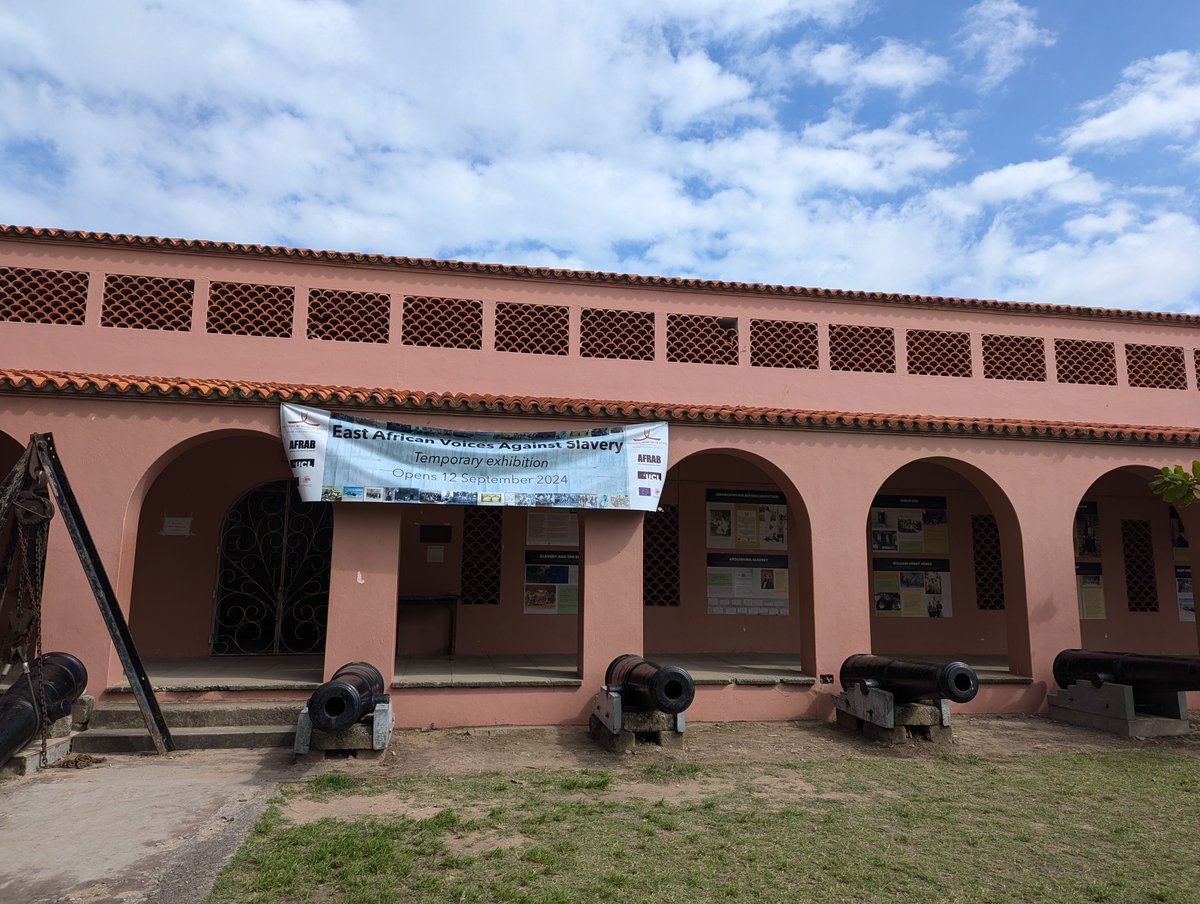 MGLiebst's tweet image. Karibuni Fort Jesus Mombasa for our poster exhibit: East Africans Against Slavery! It officially opens tomorrow but here's a sneak peek #EastAfricanVoicesAgainstSlavery