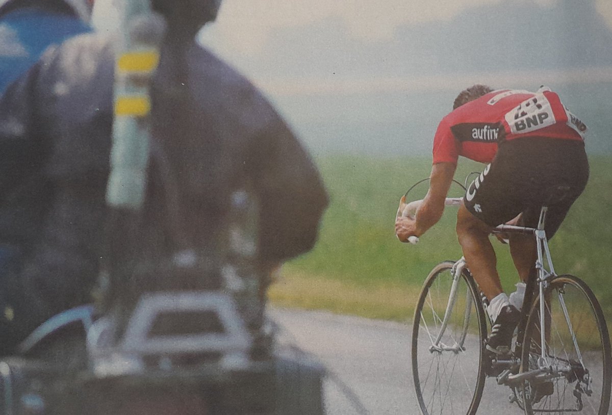 mission753's tweet image. Serge Demierre riding to a solo victory on stage four of the 1983 Tour de France.