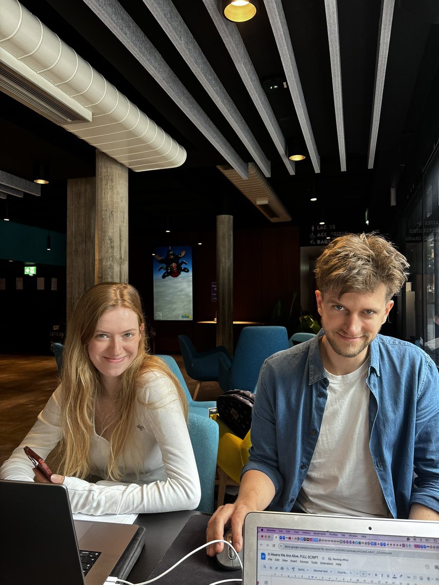 Co-working <a href="/NottmPlayhouse/">Nottingham Playhouse</a> with these two beauts <a href="/MatthewT_Actor/">Matthew Thomason</a>