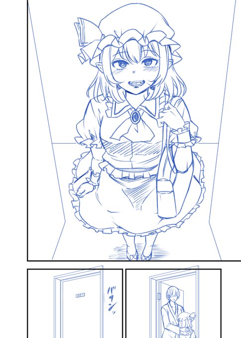 秋例大祭用に原稿描き描き… 