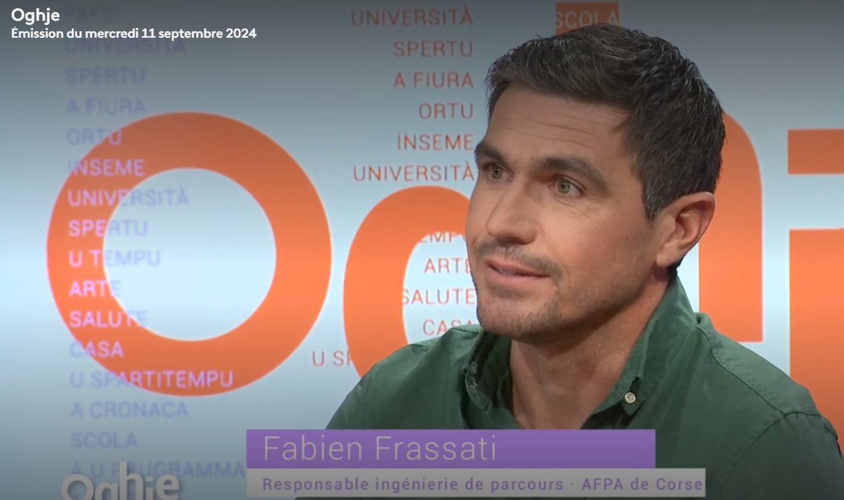 Dans la 2ème partie de #Oghje, on parle illectronisme avec Fabien Frassati <a href="/AFPA_CORSE/">AFPA CORSE</a>.

Quels sont les défis du numérique en Corse et comment aider ceux laissés de côté ? 

Découvrez les solutions et actions pour une inclusion numérique !
#Illectronisme #InclusionNumérique
