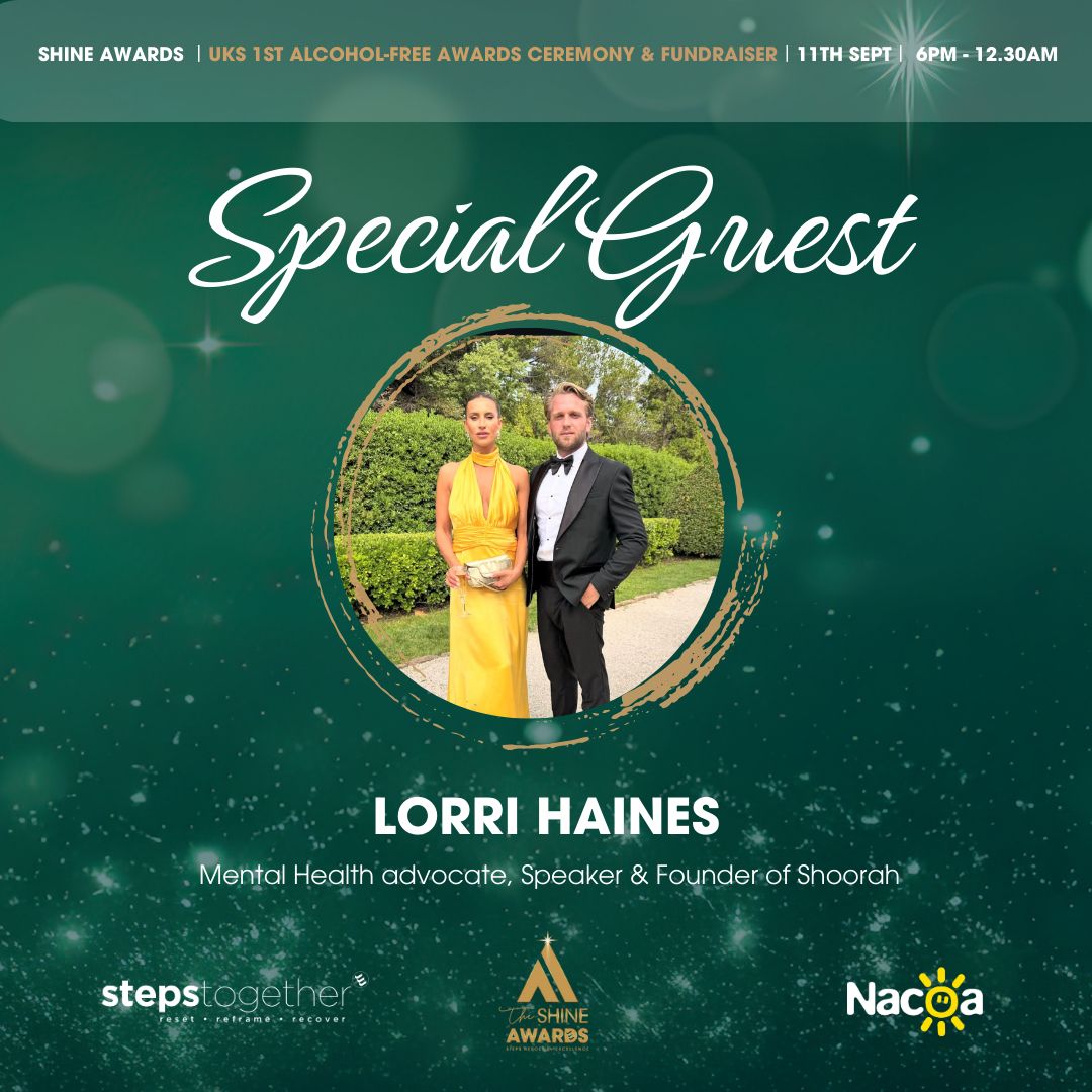 Steps Together (@stepstogetheruk) on Twitter photo βοΈ We are super excited to announce that <a href="/lozzahaines/">Lorri Haines</a> will be joining us for the Shine Awards - UK's 1st Alcohol-Free Awards Ceremony & Fundraiser! βοΈ
More information at theshineawards.co.uk βοΈ We are super excited to announce that <a href="/lozzahaines/">Lorri Haines</a> will be joining us for the Shine Awards - UK's 1st Alcohol-Free Awards Ceremony & Fundraiser! βοΈ
More information at theshineawards.co.uk