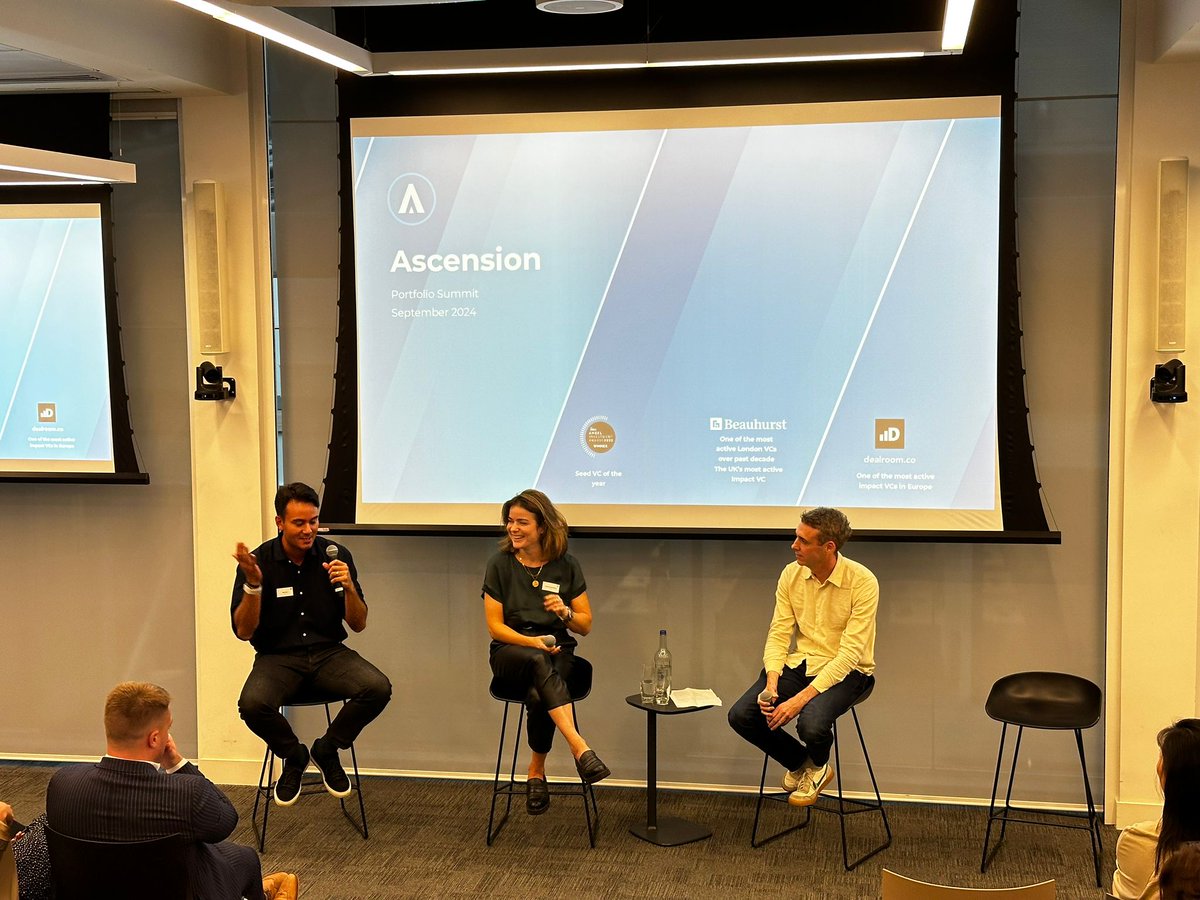 Ascension (@ascensiongrp) on Twitter photo Big thanks to everyone who made our Portfolio Summit unforgettable! 🎉 Special shoutout to <a href="/HSBCInnovation/">HSBC Innovation Banking</a> for hosting, <a href="/Kieranleehill/">Kieran Hill</a> for leading an insightful panel on Series A metrics, and Ken Harrell for his talk on 'Paths to Exit.'🙌 Big thanks to everyone who made our Portfolio Summit unforgettable! 🎉 Special shoutout to <a href="/HSBCInnovation/">HSBC Innovation Banking</a> for hosting, <a href="/Kieranleehill/">Kieran Hill</a> for leading an insightful panel on Series A metrics, and Ken Harrell for his talk on 'Paths to Exit.'🙌