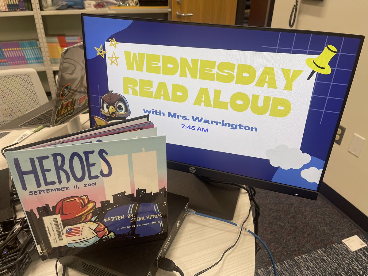 Our FIRST Wednesday read aloud for the school year! #Finchfalcons #wearemckinney #everystudenteveryday #breakingthetrend