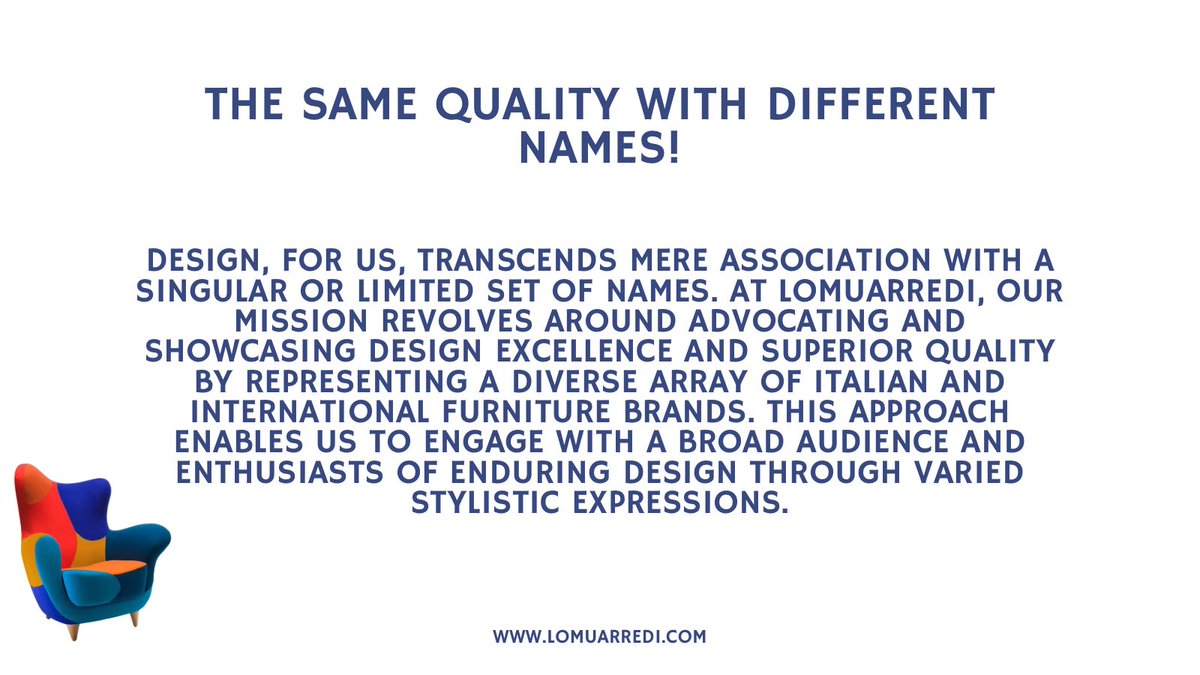 Lomuarredi's tweet image. Lomuarredi is a distinguished interior design studio known for its innovative and sophisticated approach to creating spaces that reflect the unique identities of their clients.
More on lomuarredi.com
#lomuarredi #interiordesignstudio #otherbrands #furniture