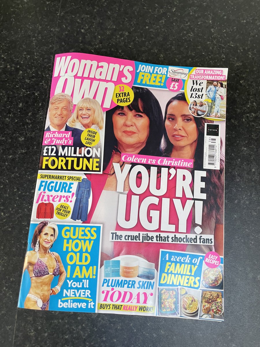 Woman’s Own magazine are running a story about child to parent violence this week #CPV but sadly have not included references for data or sources for info or any places to find help other than ⁦<a href="/RefugeCharity/">Refuge</a>⁩  helpline.