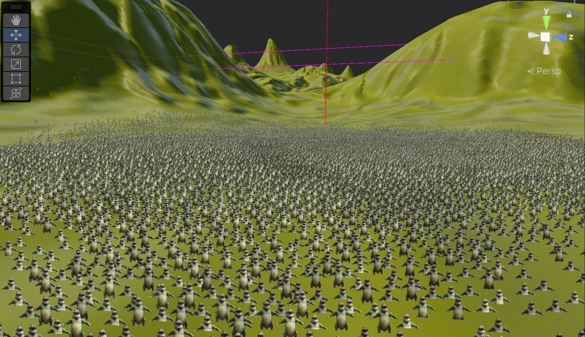 vladstorm_'s tweet image. you vs. 1M crocs 🐊🐊🐊✨
writing a GPU physics engine based on compute shaders to allow thousands of enemies' interactions, self-collisions, pathfinding, etc.
#DukunGame #screenshotsaturday