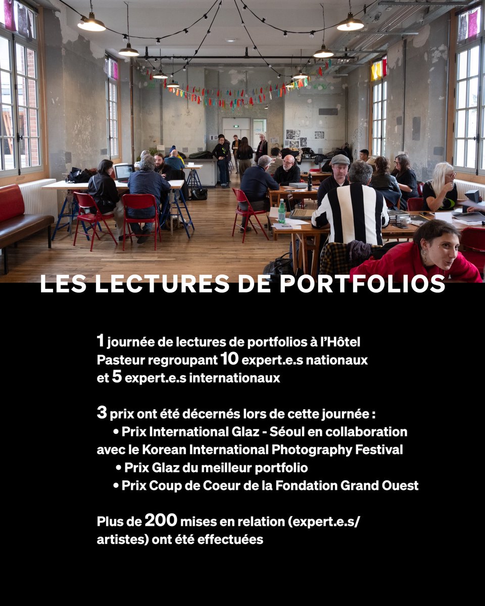 Un bilan très positif pour la journée de lectures de portfolios qui s’est déroulée au sein de l’Hôtel Pasteur !

Glaz Festival
Rencontres internationales de la photographie Rennes
glaz-festival.com