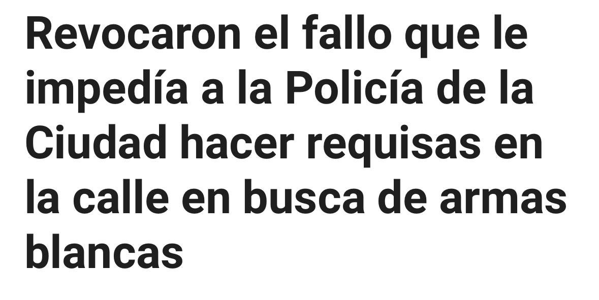 UN FALLO PARA EL LADO DE LA SENSATEZ Y LA GENTE HONESTA

Celebro esta decisión judicial de la Cámara de Casación Penal. Es necesario que todos apoyemos a las Fuerzas de Seguridad que salen a las calles para cuidarnos y actúan en el marco de la ley. 

La única ideología que nos
