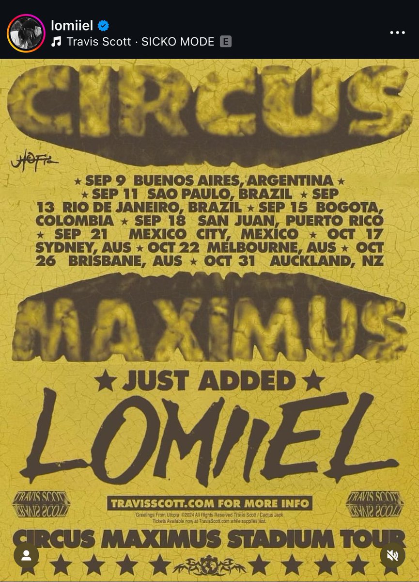 Turbo98FM's tweet image. ¡A que nadie vio esto venir! 

#Lomiell abriendo los shows de @trvisXX  🎤

El primer dominicano en el #MaximusTour 🇩🇴🔥 

#KlkConTurbo
#TravisScott