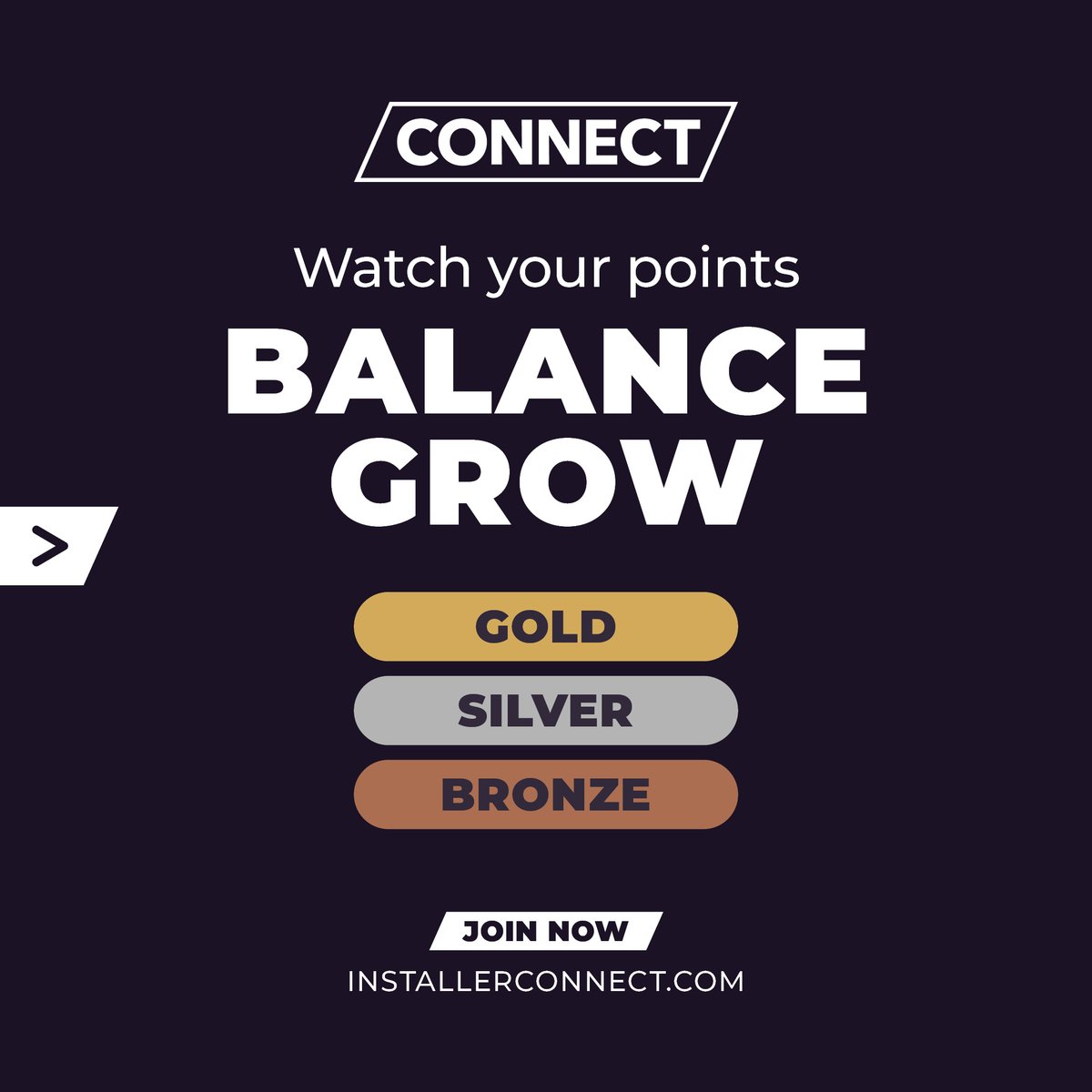 Want to earn Connect points? All you need to do is: 
✅ Install our products
✅ Register the product for warranty
✅ Watch your points balance grow
To find out more visit: installerconnect.com 
#IdealHeating #InstallerConnect #LoyaltyScheme #RewardScheme